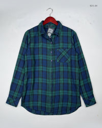 PEACOCKS Dark Green Women's Button Down Shirt (BDS-84)