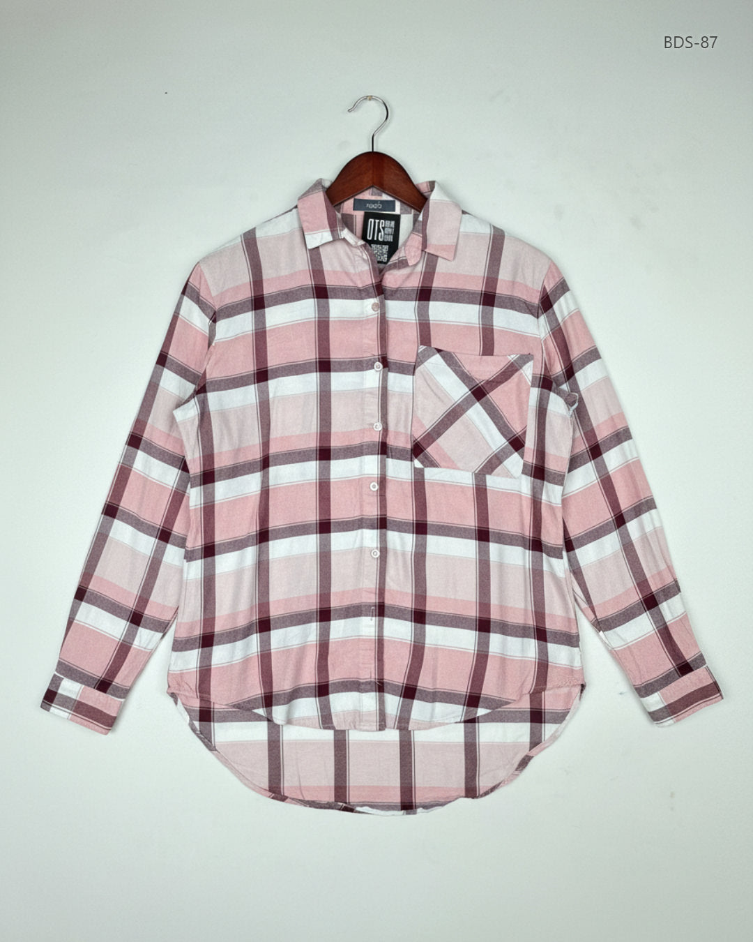 STUDIO Pink Women's Button Down Shirt (BDS-87)