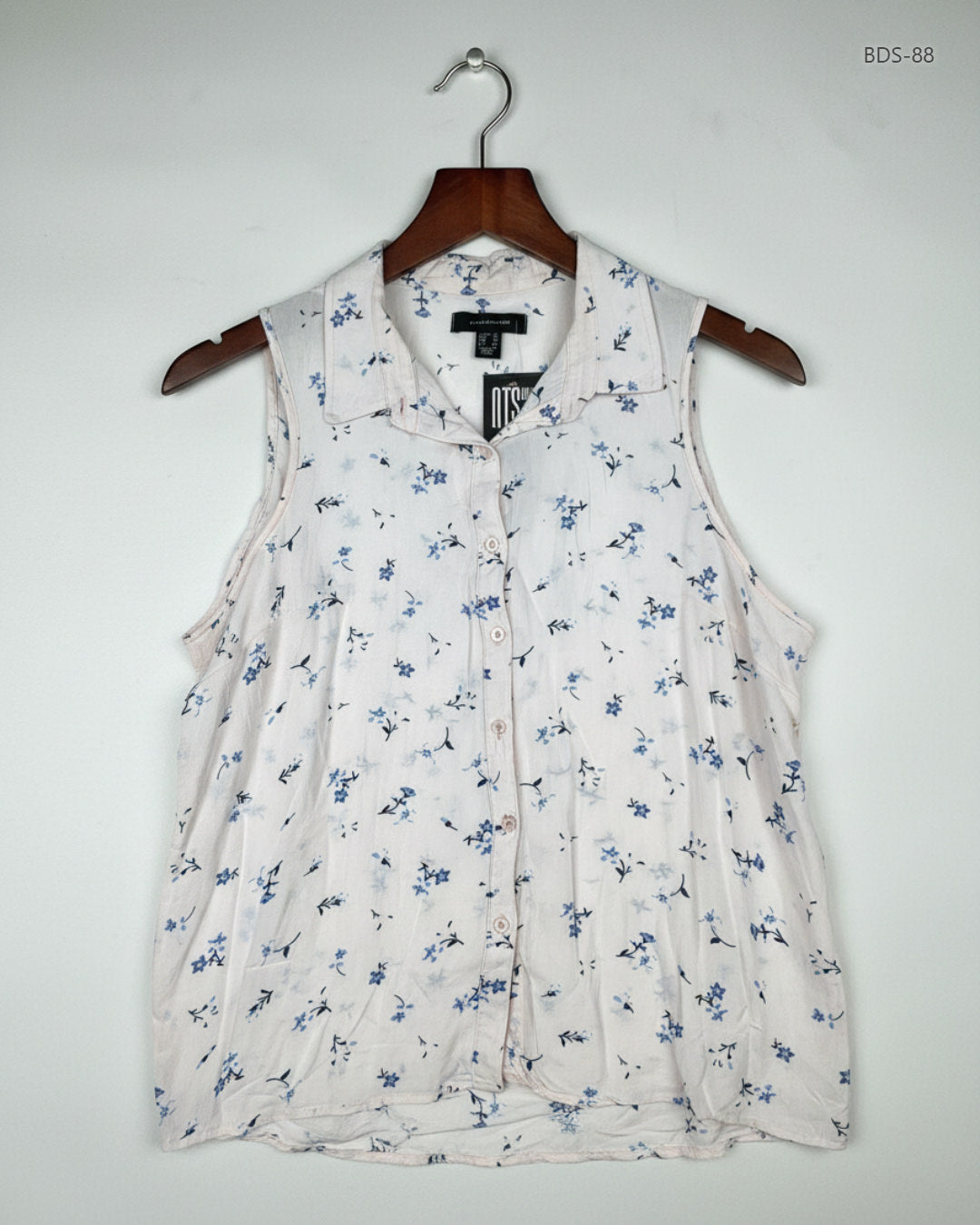 ATMOSPHERE Baby Pink Women's Button Down Shirt (BDS-88)