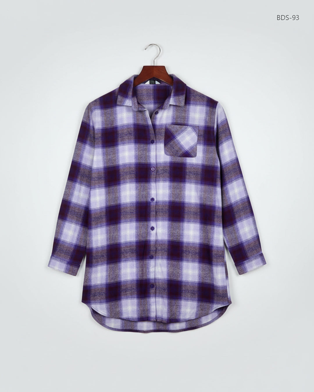 PRIMARK Purple Women's Button Down Shirt (BDS-93)