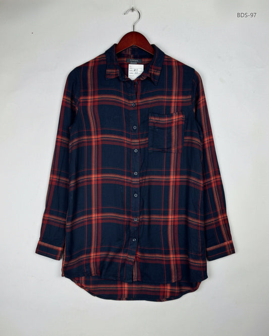 Premium Condition Button Down Shirt | Preloved Primark | Black Viscose | Thrift Shop for Women Lahore Pakistan | OTS