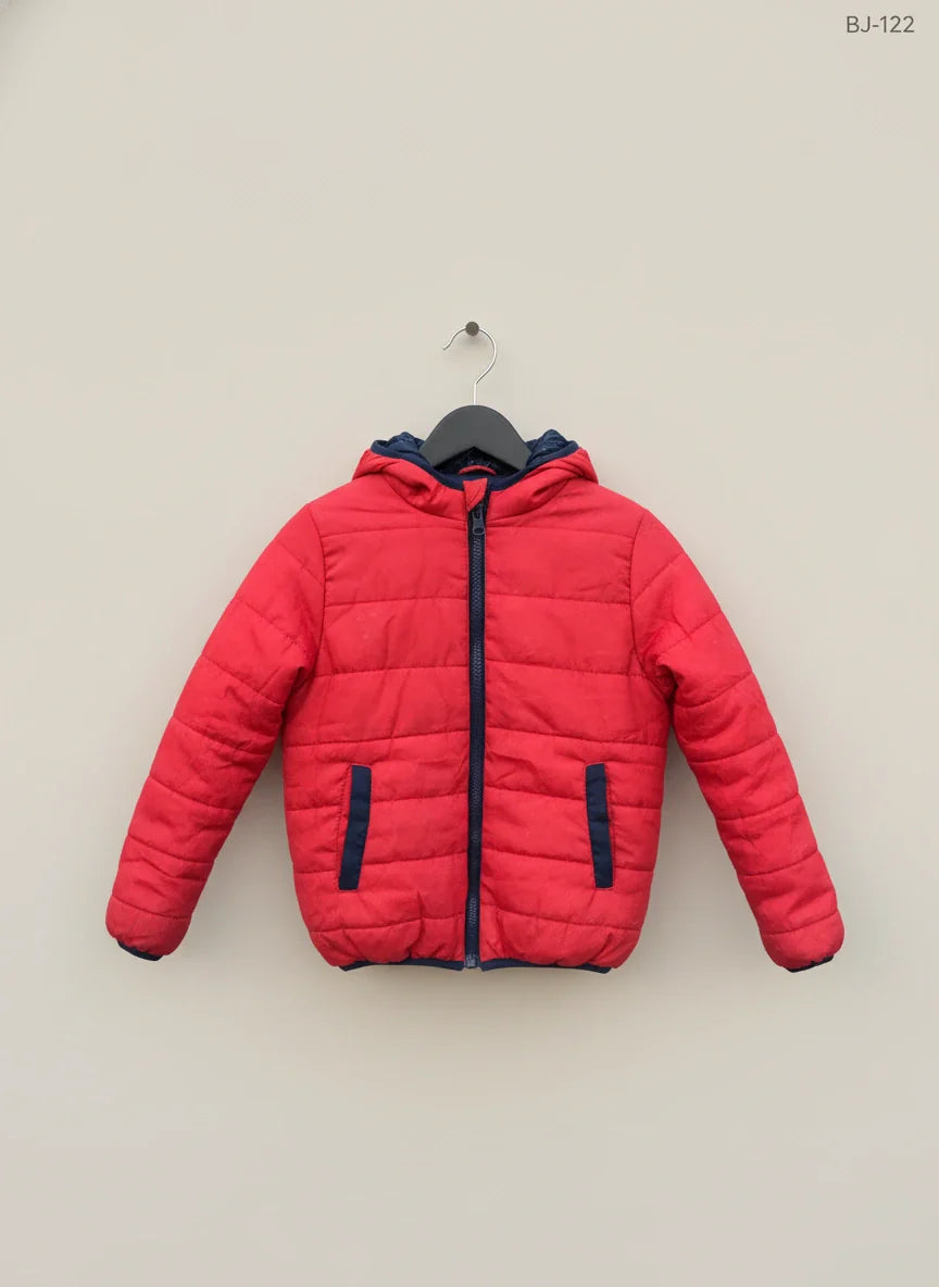 Shop Excellent Winter Boys Jackets by Unknown | Preloved Branded Clothes | Red Polyester | Boys | OTS Thrift Store Lahore Pakistan