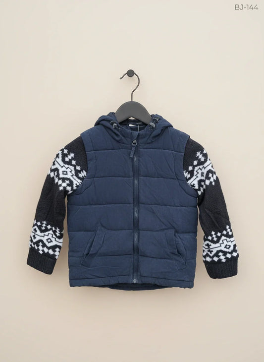 Premium Condition Winter Boys Jackets | Preloved BW Kids | Blue Polyester | Thrift Shop for Boys Peshawar Pakistan | OTS