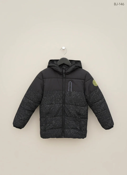 Winter Boys Jackets | F&F | Preloved Branded | Black Polyester | Excellent | OTS Thrift Store Lahore Pakistan
