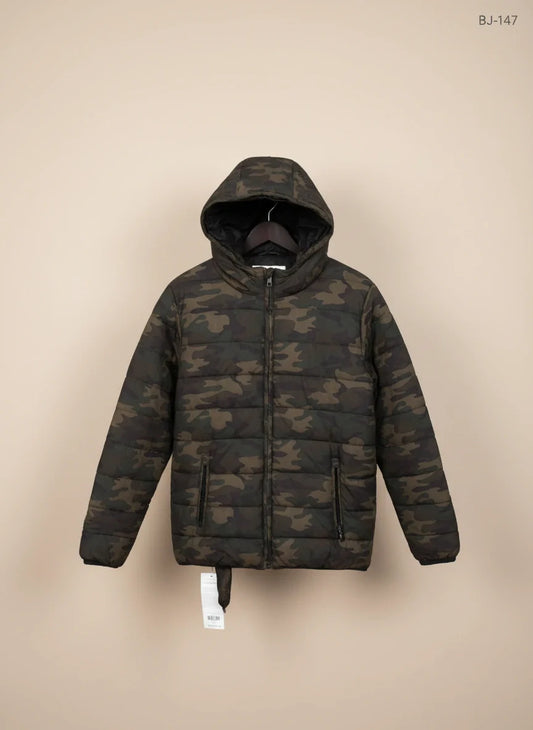 Secondhand Branded Winter Boys Jackets by C&A, Army Green Polyester fabric, Premium condition, for Boys - Online Thrift Shop Lahore Pakistan