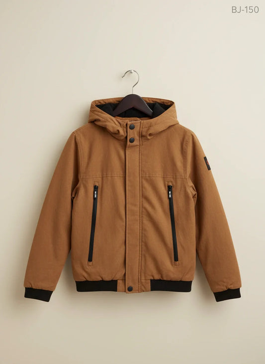 Excellent Condition Winter Boys Jackets | Preloved AR | Tan Polyester | Thrift Shop for Boys Lahore Pakistan | OTS