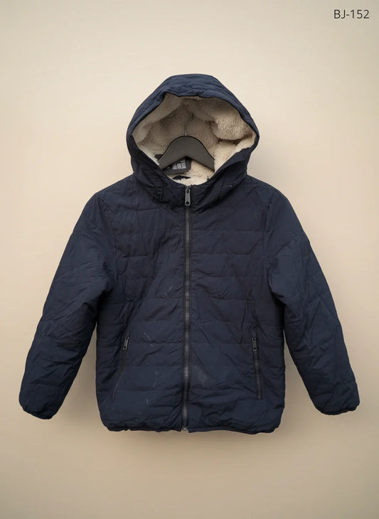 Secondhand Branded Winter Boys Jackets by Abercrombie, Navy Polyester fabric, Excellent condition, for Boys - Online Thrift Shop Peshawar Pakistan