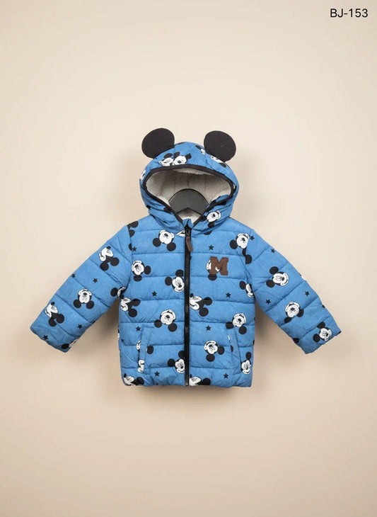 UK Imported secondhand Winter Boys Jackets - Disney brand, SkyBlue Polyester, Premium condition, for Boys - Online Thrift Store Karachi Pakistan