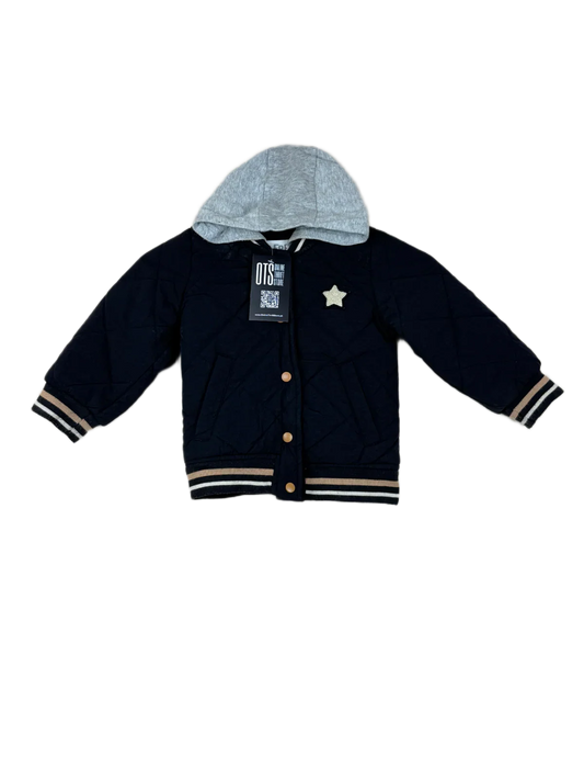UK Imported secondhand Winter Boys Jackets - Fred & Flo brand, Black Polyester, Excellent condition, for Boys - Online Thrift Store Lahore Pakistan