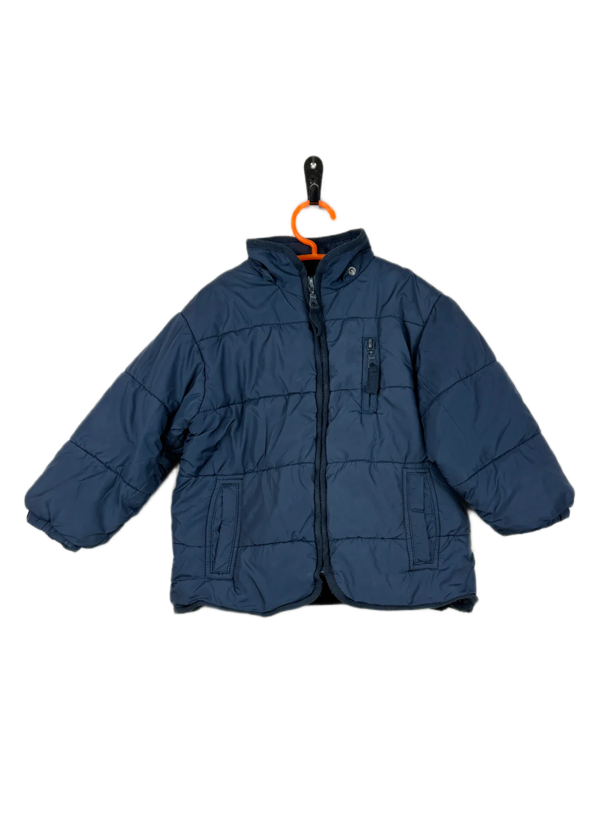 Winter Boys Jackets | Staccato | Preloved Branded | Navy Polyester | Premium | OTS Thrift Store Karachi Pakistan