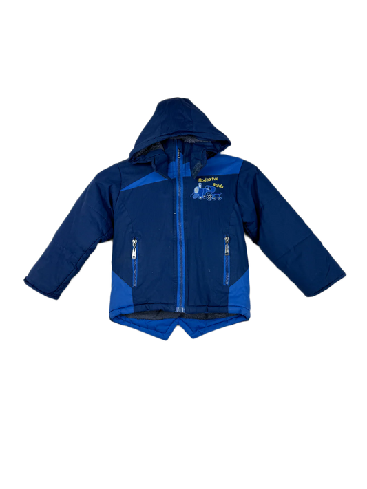 Winter Boys Jackets | Cross Fire | Preloved Branded | Blue Cotton | Good | OTS Thrift Store Peshawar Pakistan