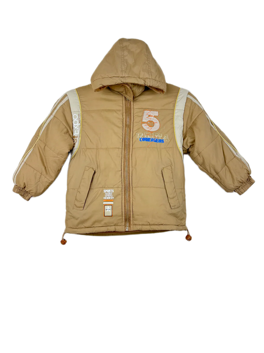 Winter Boys Jackets | S&R | Preloved Branded | Khaki Polyester | Premium Plus | OTS Thrift Store Peshawar Pakistan