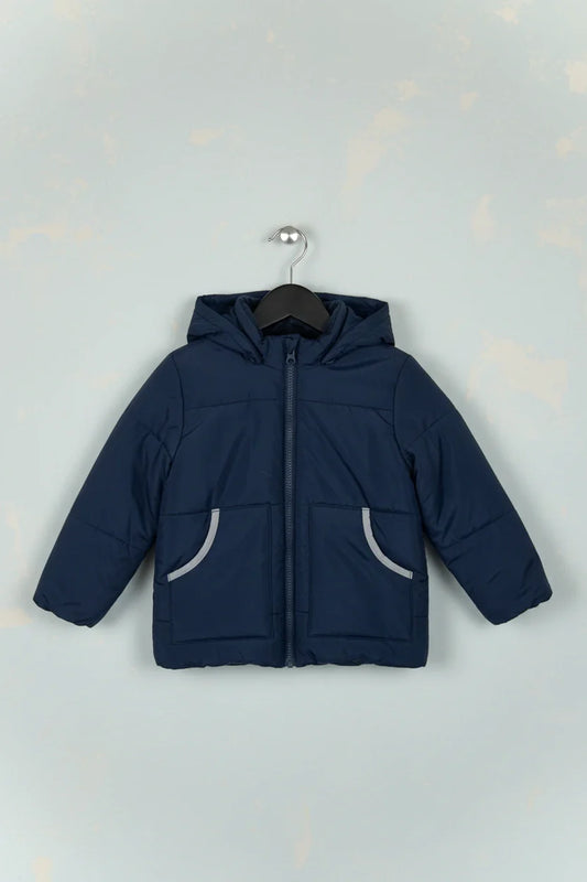 Secondhand Branded Winter Boys Jackets by lupilu, DarkBlue Polyester fabric, Premium condition, for Boys - Online Thrift Shop Karachi Pakistan