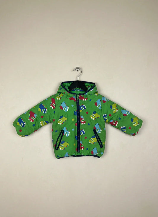 UK Imported secondhand Winter Boys Jackets - Unknown brand, Green Polyester, Excellent condition, for Boys - Online Thrift Store Karachi Pakistan
