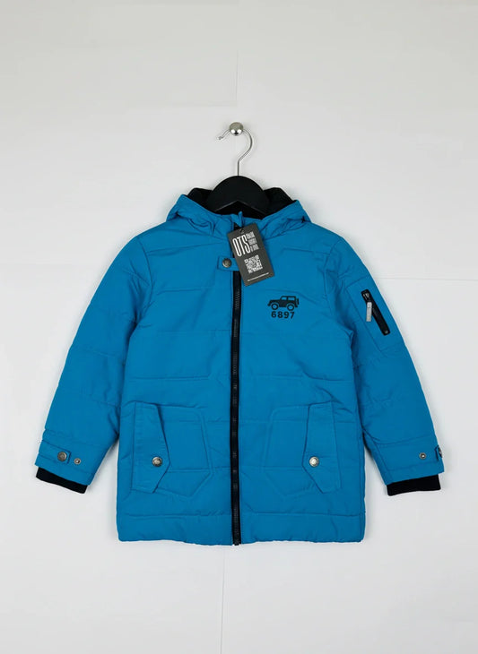 Shop Premium Winter Boys Jackets by Topolino | Preloved Branded Clothes | SkyBlue Polyester | Boys | OTS Thrift Store Karachi Pakistan