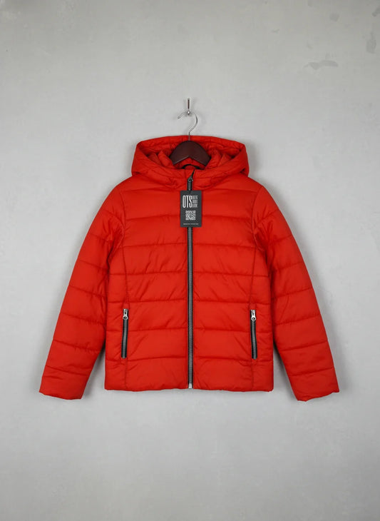 Secondhand Branded Winter Boys Jackets by pepperts, Orange Polyester fabric, Excellent condition, for Boys - Online Thrift Shop Karachi Pakistan