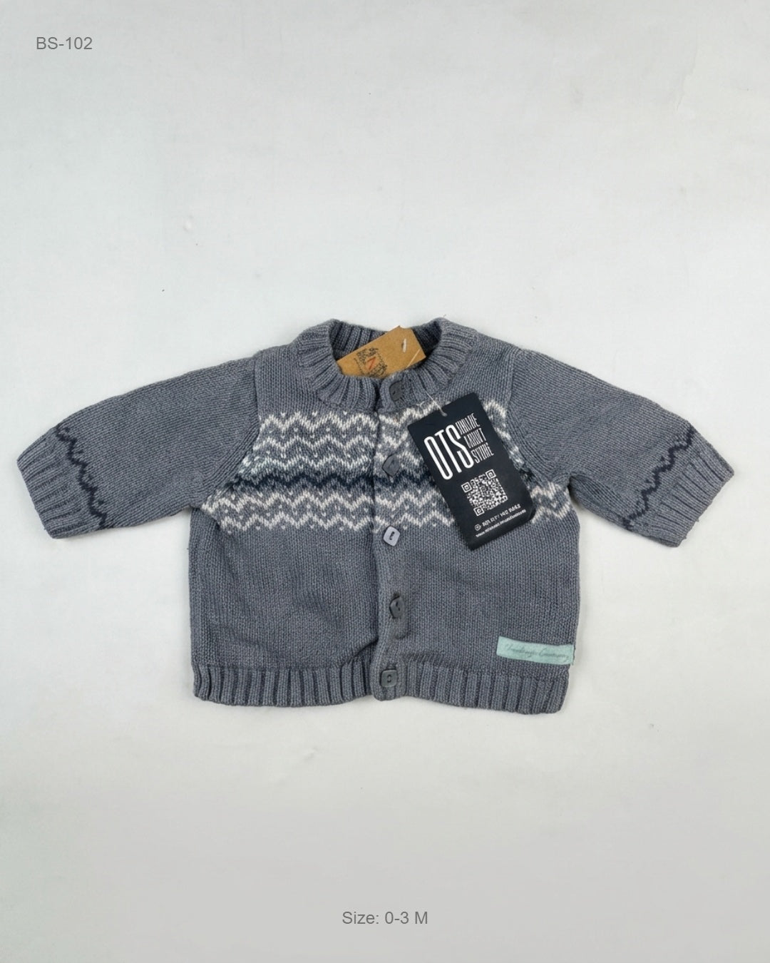 Premium Condition Boys Sweaters | Preloved Tiny Baby | Grey Cotton | Thrift Shop for Lahore Pakistan | OTS