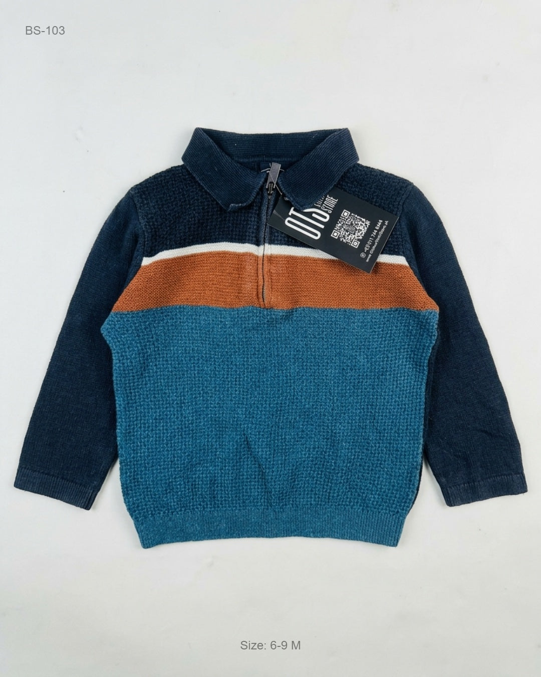 Secondhand Branded Boys Sweaters by Next, Blue Cotton fabric, Premium condition, for - Online Thrift Shop Peshawar Pakistan