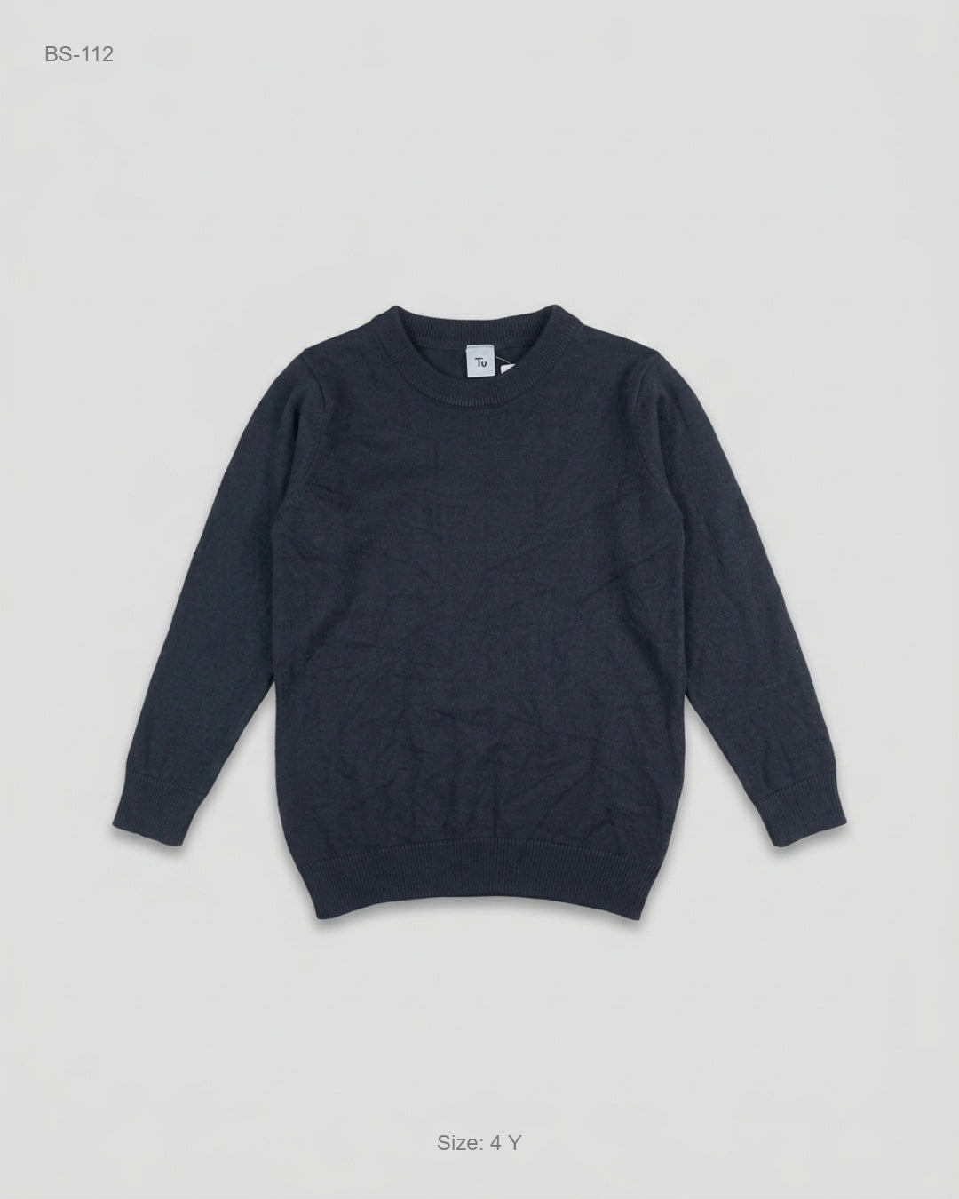 Preloved Premium Boys Sweaters by TU, Black Cotton for - OTS Thrift Shop Lahore Pakistan