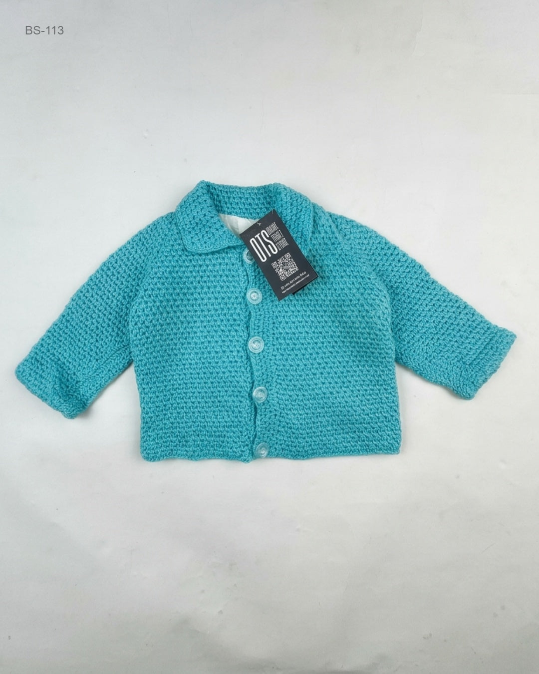 Preloved Premium Boys Sweaters by CUT LABEL, Cyan Polyester for - OTS Thrift Shop Karachi Pakistan
