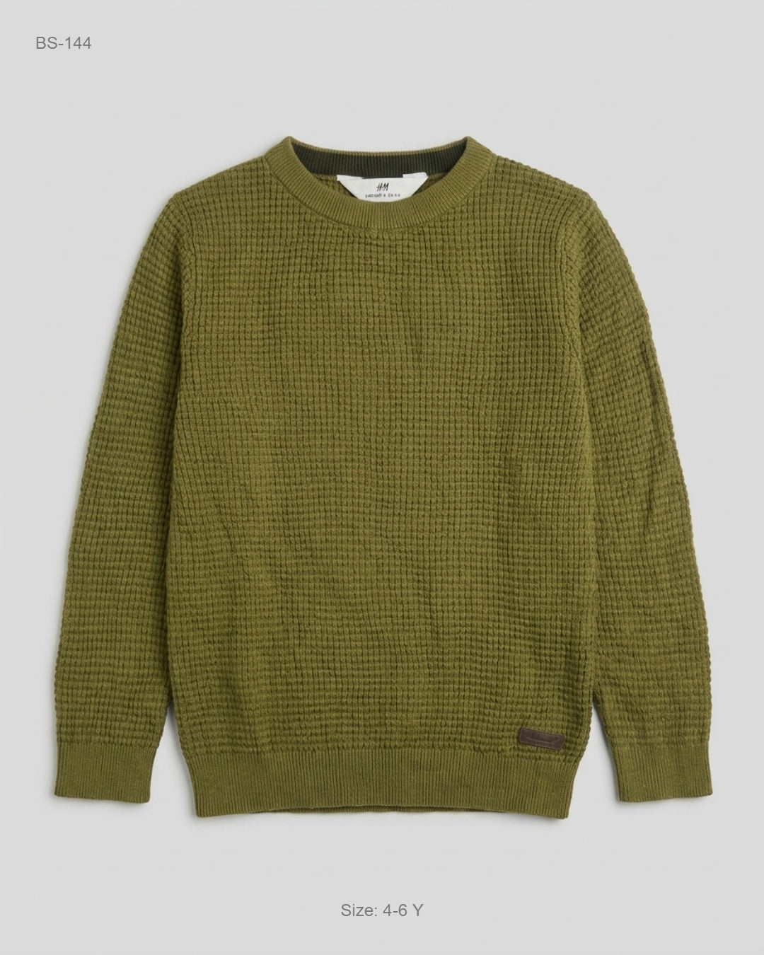 Boys Sweaters | H&M | Preloved Branded | Green Cotton | Premium | OTS Thrift Store Karachi Pakistan