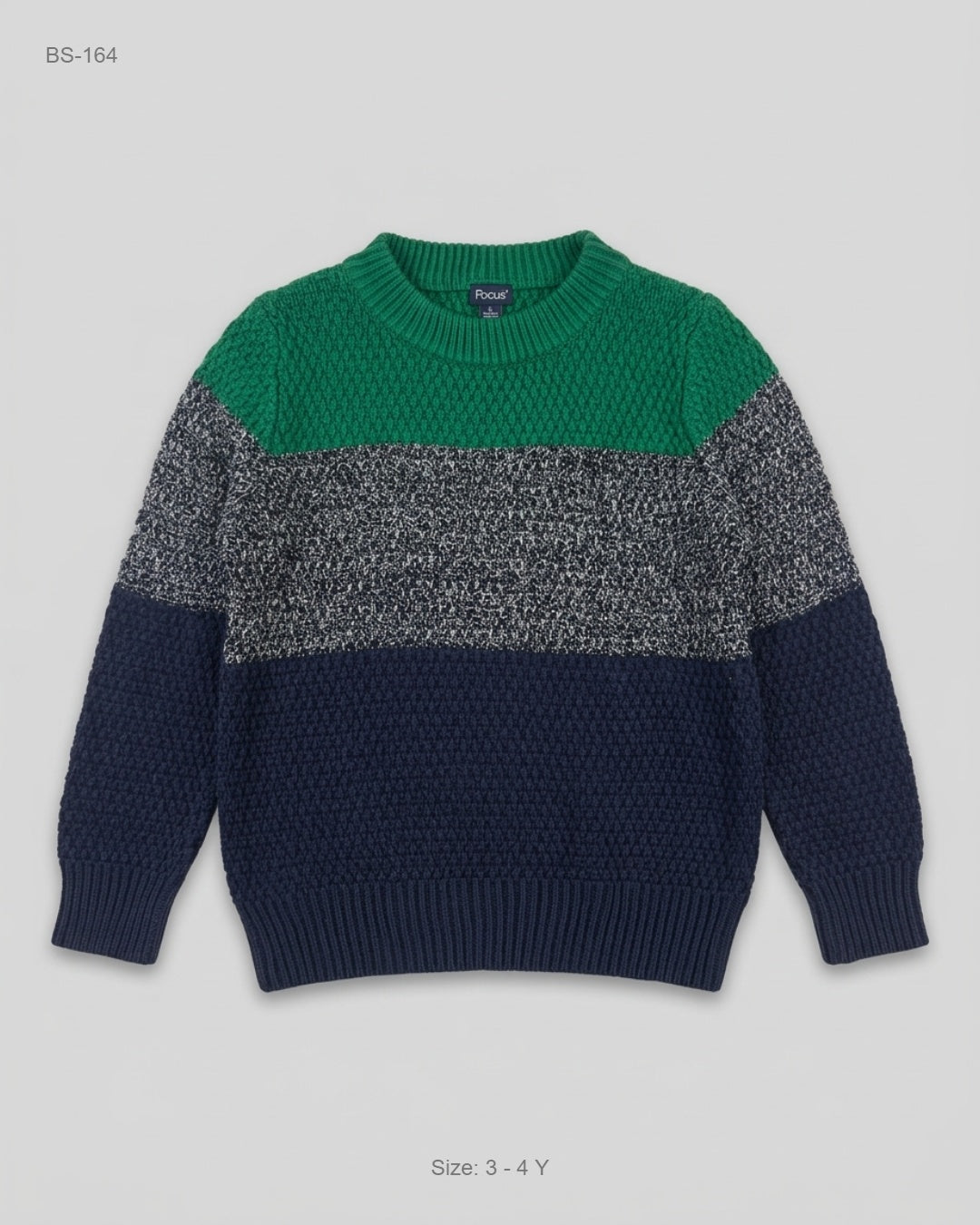 Premium Condition Boys Sweaters | Preloved FOCUS KIDS | Green Polyester | Thrift Shop for Lahore Pakistan | OTS