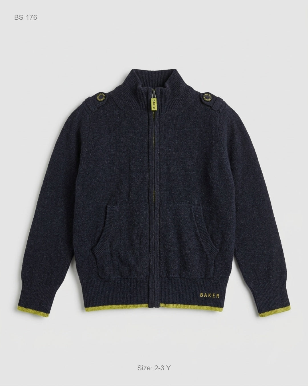 Boys Sweaters | BAKER BOY | Preloved Branded | Gray Cotton | Premium | OTS Thrift Store Karachi Pakistan