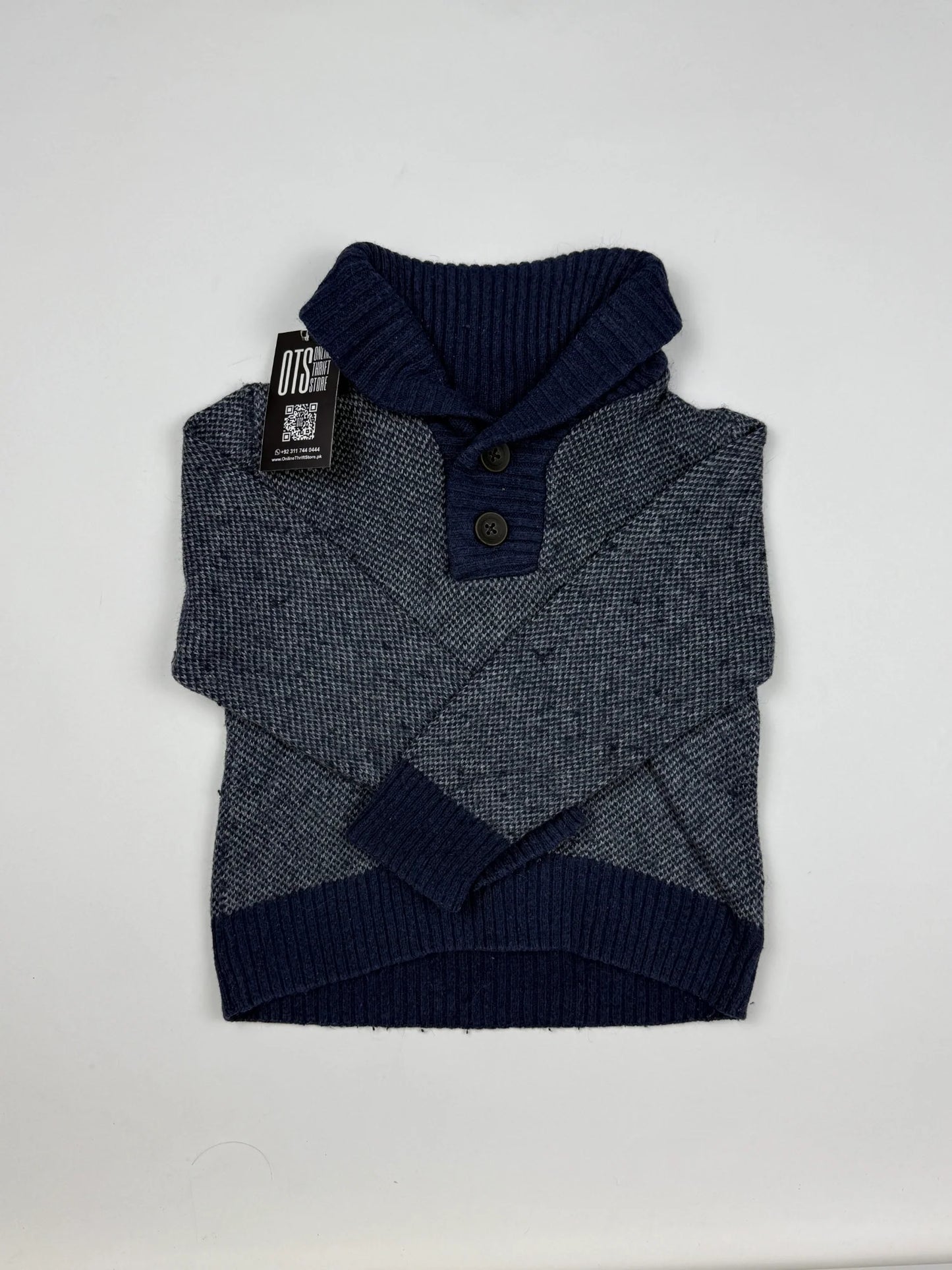 UK Imported secondhand Boys Sweaters - H&M brand, RoyalBlue Acrylic, Excellent condition, for Boys - Online Thrift Store Lahore Pakistan