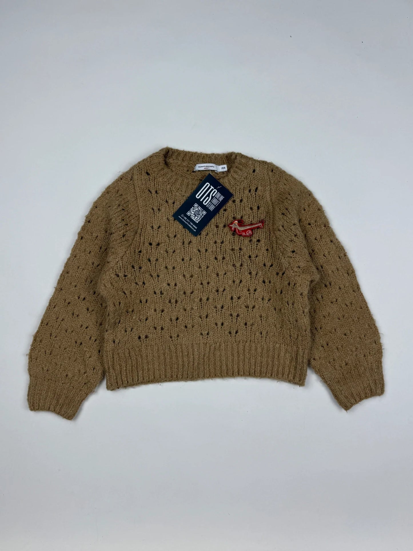 Excellent Condition Boys Sweaters | Preloved HamPton Bays | Camel Wool | Thrift Shop for Boys Peshawar Pakistan | OTS