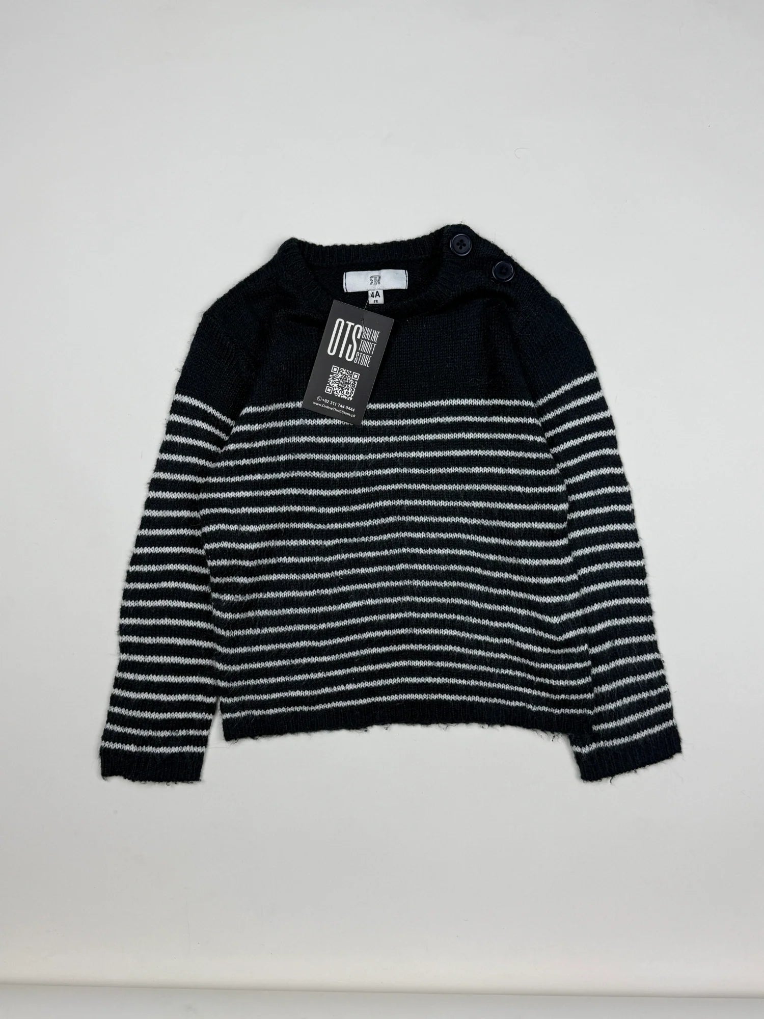 Premium Condition Boys Sweaters | Preloved STR | Black Wool | Thrift Shop for Boys Peshawar Pakistan | OTS