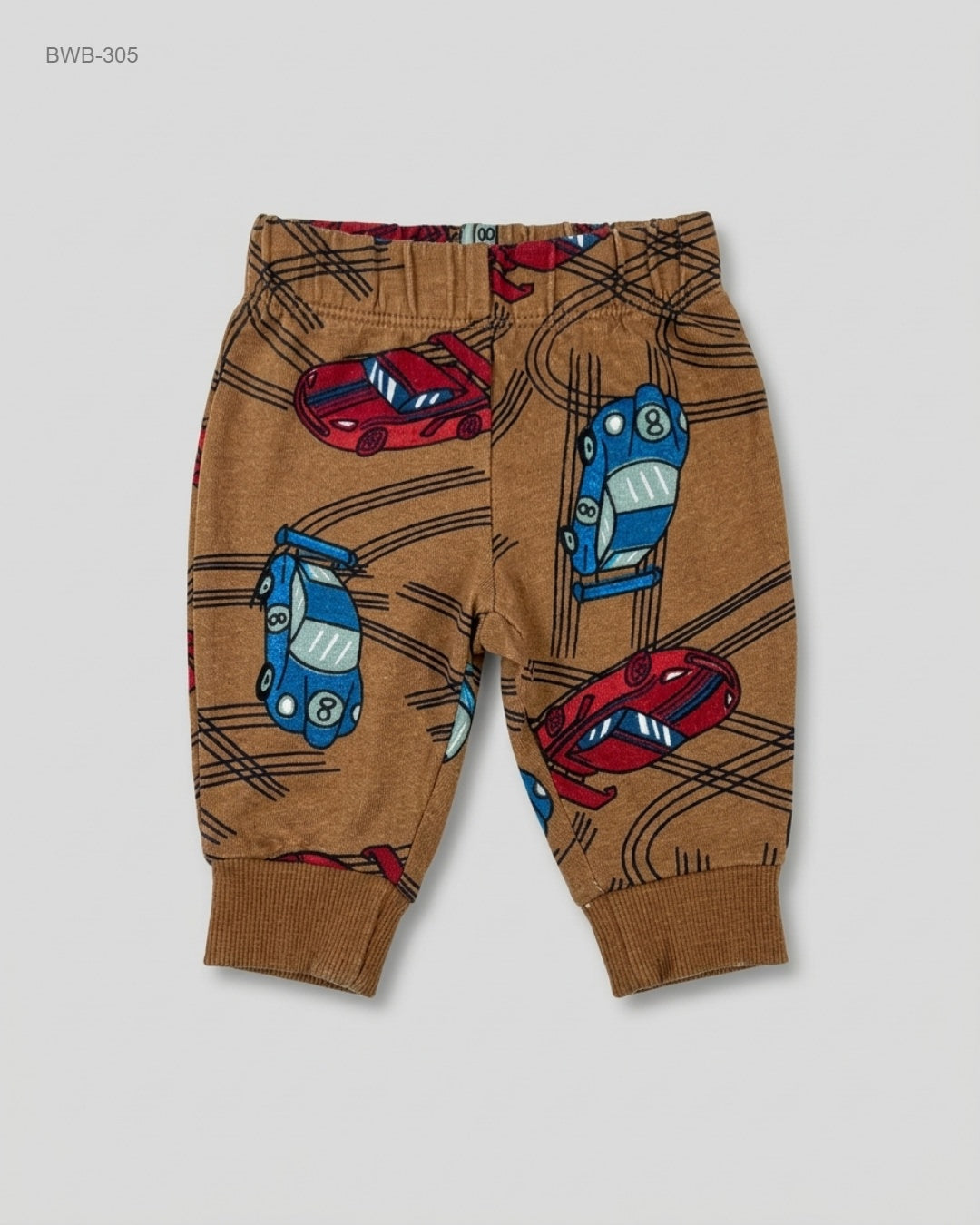 Carter's Brown Graphic Print Baby Joggers buy preloved clothing online Pakistan