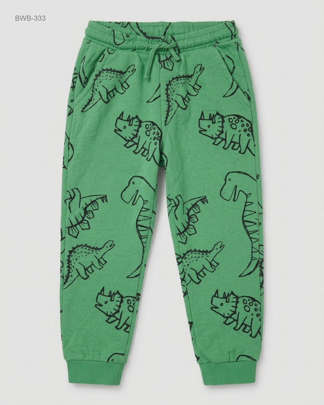 UNKNOWN Green Printed Joggers buy preloved clothing online Pakistan
