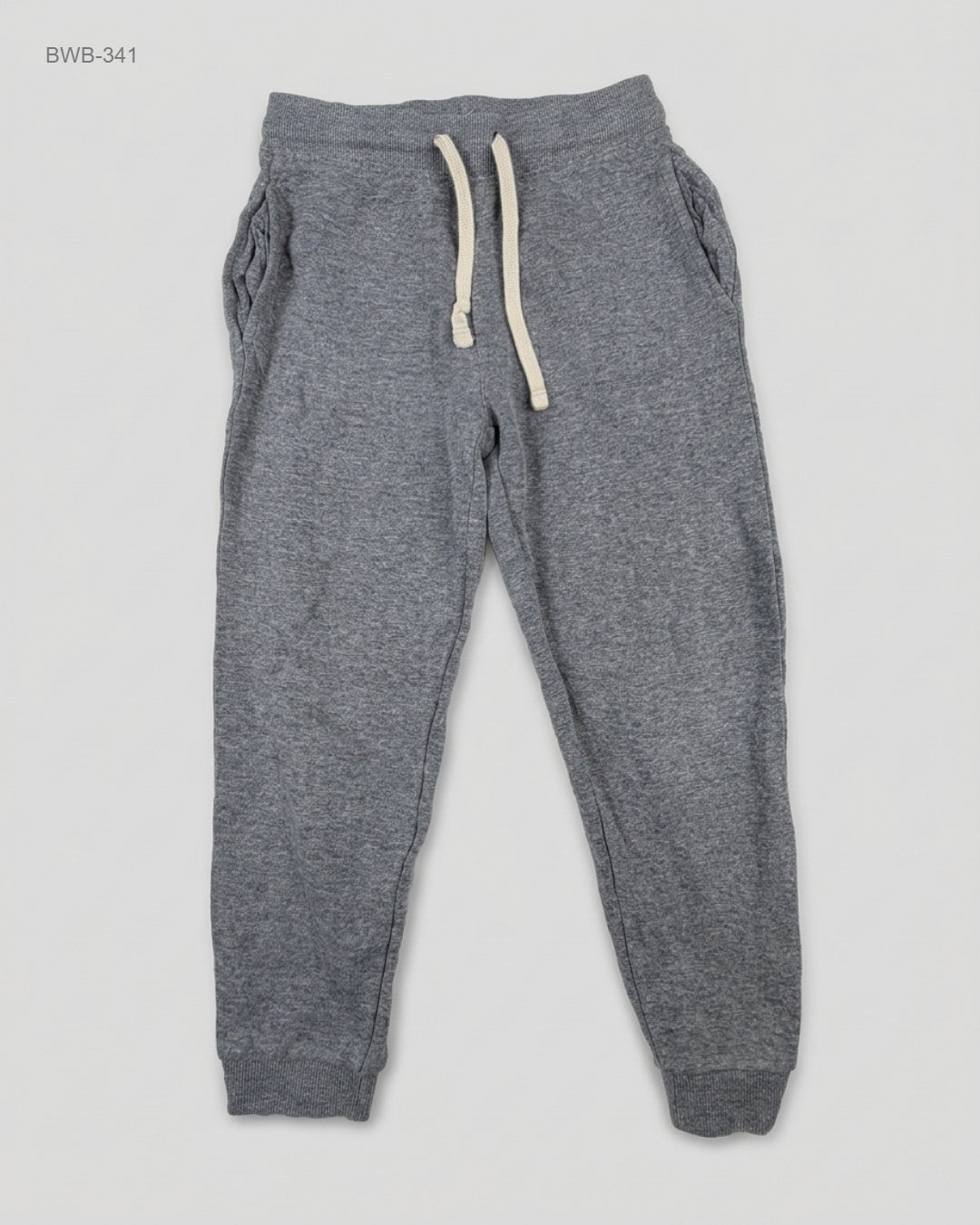 KIBAI Gray Cuffed Joggers buy preloved clothing online Pakistan