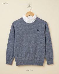 Jasper Conran (BWT-119) Mock-Collar Layered Sweater