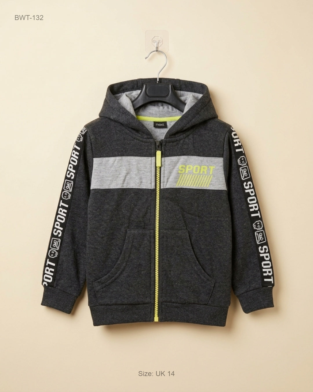 Shop Premium Boys Winter Tops by In Extenso | Preloved Branded Clothes | Black Cotton | Boys | OTS Thrift Store Peshawar Pakistan