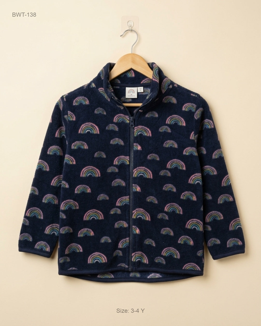 Shop Premium Boys Winter Tops by F&F | Preloved Branded Clothes | Navy Blue Polyester | Boys | OTS Thrift Store Lahore Pakistan