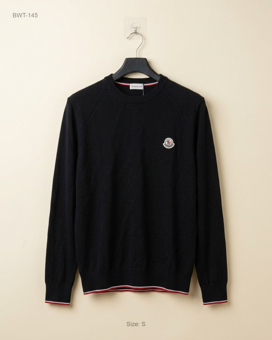 UK Imported secondhand Boys Winter Tops - Moncler brand, Black Cotton, Premium condition, for Boys - Online Thrift Store Islamabad Pakistan