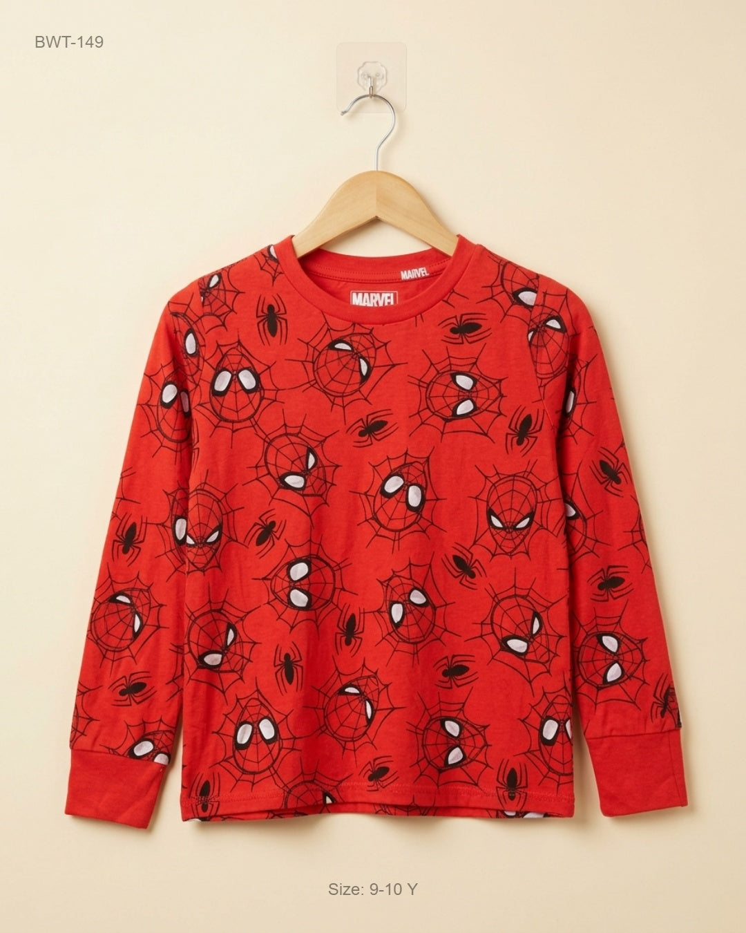 Premium Condition Boys Winter Tops | Preloved MARVEL | Red Cotton | Thrift Shop for Boys Islamabad Pakistan | OTS