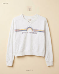 Unit Kids (BWT-150) Graphic Crop Sweatshirt