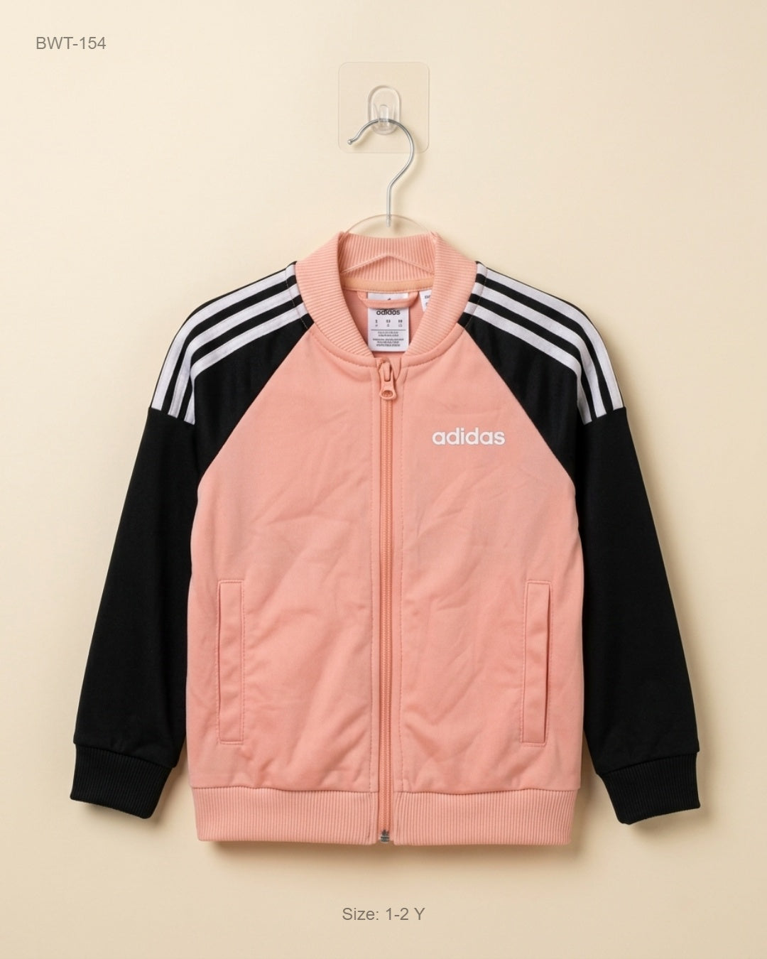 Shop Premium Boys Winter Tops by ADIDAS | Preloved Branded Clothes | Pink Polyester | Boys | OTS Thrift Store Islamabad Pakistan