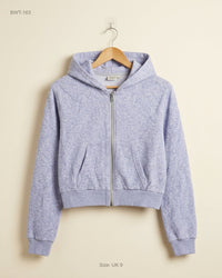 H&M (BWT-163) Cropped Zip-Up Hoodie