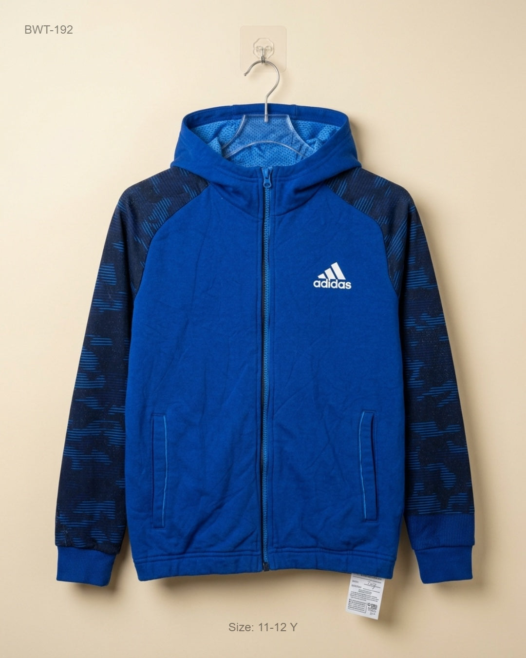 ADIDAS (BWT-192) Zip-Up Hoodie