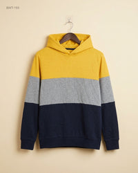 Next (BWT-193) Tri-Color Block Hoodie