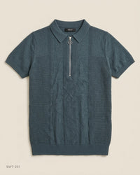 Next (BWT-251) Half-Zip Knit Polo Shirt