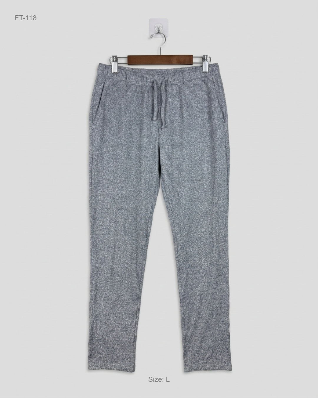 Flapper Trousers | uni qlo | Preloved Branded | Grey Polyester | Premium | OTS Thrift Store Peshawar Pakistan