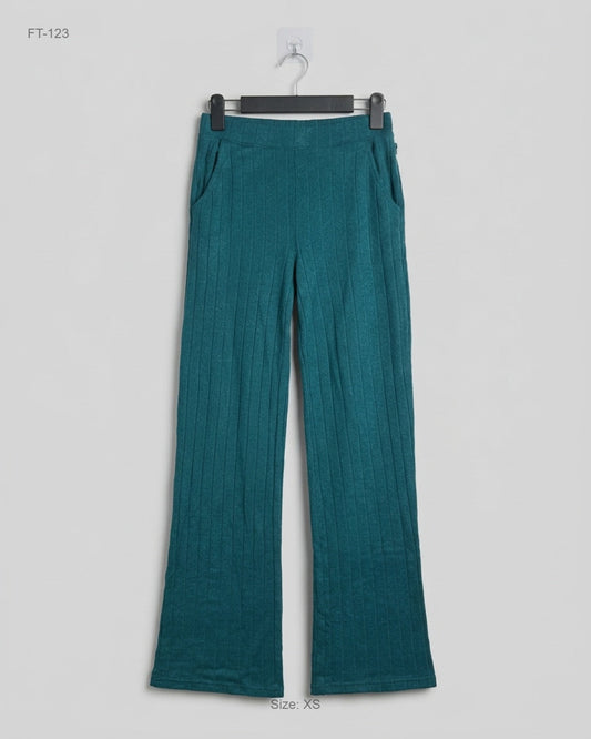 Flapper Trousers | PRIMARK | Preloved Branded | TEAL Viscose | Premium | OTS Thrift Store Islamabad Pakistan
