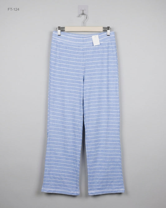 UK Imported secondhand Flapper Trousers - CUT LABEL brand, BLUE Acralic, Premium condition, for Women - Online Thrift Store Peshawar Pakistan
