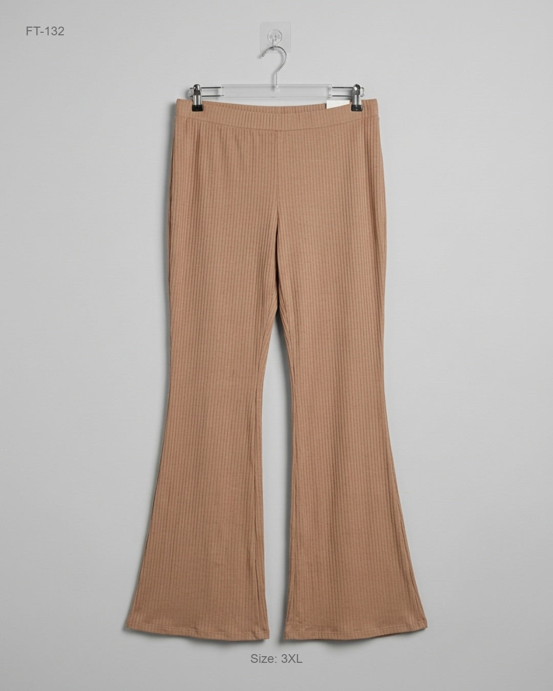 Premium Condition Flapper Trousers | Preloved LASHE | Brown Polyester | Thrift Shop for Women Islamabad Pakistan | OTS