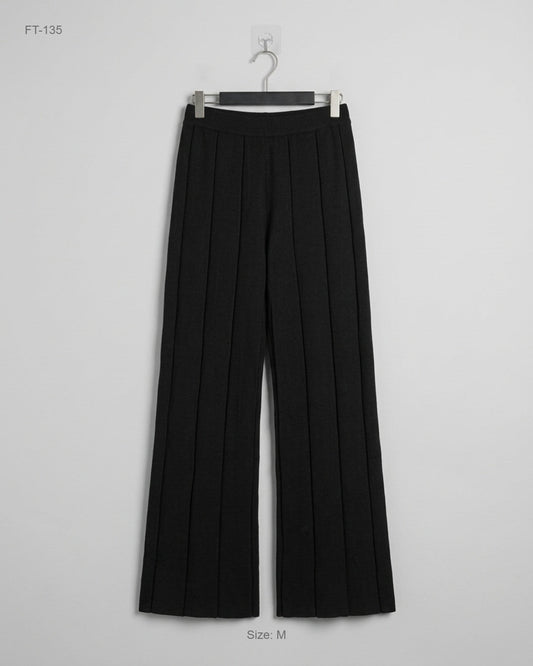 Secondhand Branded Flapper Trousers by Unknown, BLACK Viscose fabric, Premium condition, for Women - Online Thrift Shop Lahore Pakistan