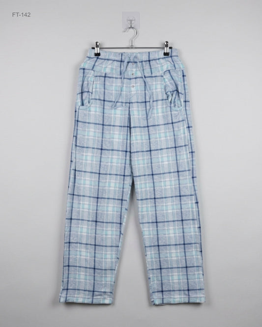 Premium Condition Flapper Trousers | Preloved JOCKEY | BLUE Polyester | Thrift Shop for Women Karachi Pakistan | OTS